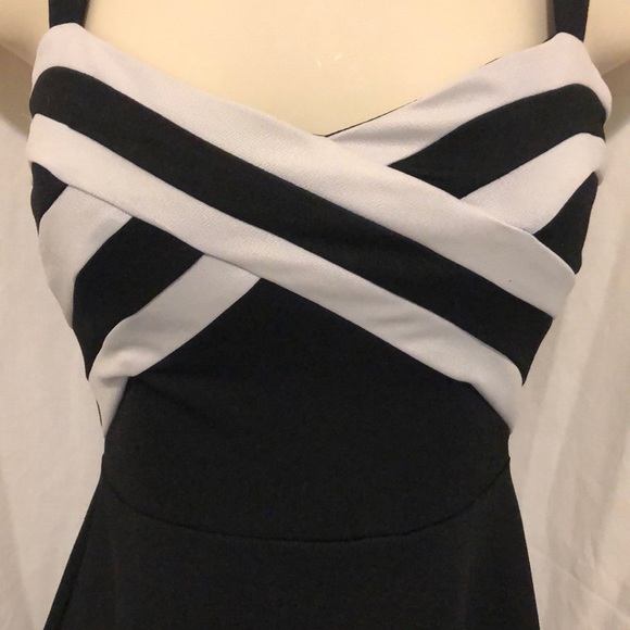 Charlotte Russe mini dress black and white - Picture 5 of 7